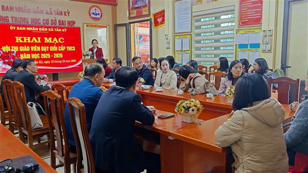 Tân Kỳ: Khai mạc Hội thi giáo viên dạy giỏi cấp THCS năm học 2025 - 2026