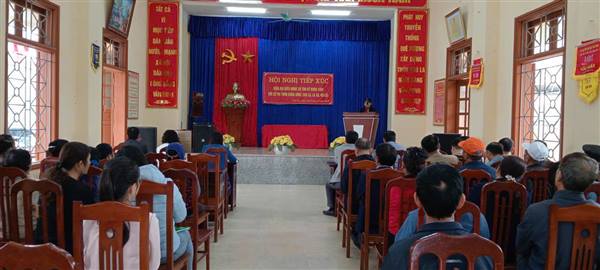 Các tổ đại biểu HĐND xã Tân Kỳ khóa XXIV tiếp xúc cử tri trước kỳ họp thường lệ cuối năm 2025