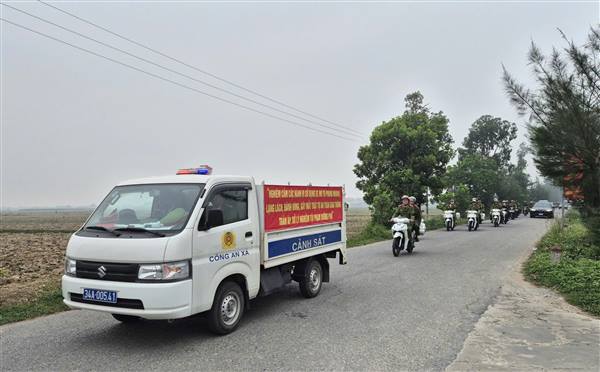 Tân Kỳ tăng cường bảo đảm an ninh, trật tự dịp cuối năm và đầu năm 2026