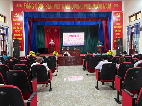 Hội đồng nghĩa vụ quân sự xã triển khai xét duyệt sơ tuyển nghĩa vụ quân sự, công an năm 2026