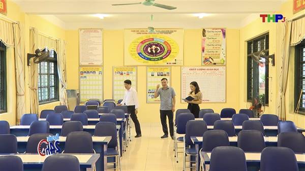Trường THCS Tân Kỳ sẵn sàng đón năm học mới 2025 - 2026