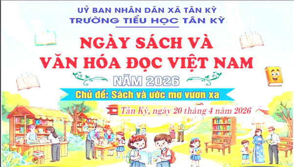XÃ TÂN KỲ HƯỞNG ỨNG NGÀY SÁCH VÀ VĂN HÓA ĐỌC VIỆT NAM 21/4