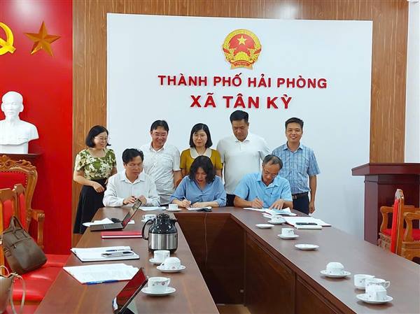 THƯỜNG TRỰC HĐND XÃ TÂN KỲ TỔ CHỨC HỘI NGHỊ KÝ KẾT QUY CHẾ PHỐI HỢP NHIỆM KỲ 2026 - 2031 