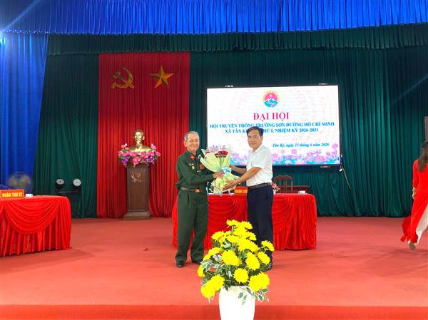 HỘI TRUYỀN THỐNG TRƯỜNG SƠN XÃ TÂN KỲ TỔ CHỨC ĐẠI HỘI LẦN THỨ NHẤT, NHIỆM KỲ 2026 – 2031