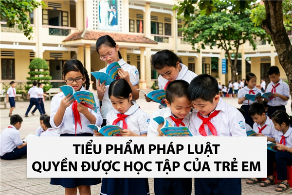 TIỂU PHẨM PHÁP LUẬT QUYỀN ĐƯỢC HỌC TẬP CỦA TRẺ EM