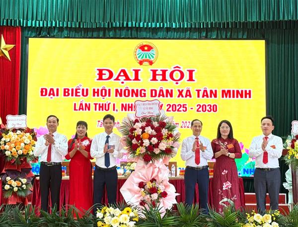 Đại hội Hội Nông dân xã Tân Minh lần thứ I thành công tốt đẹp