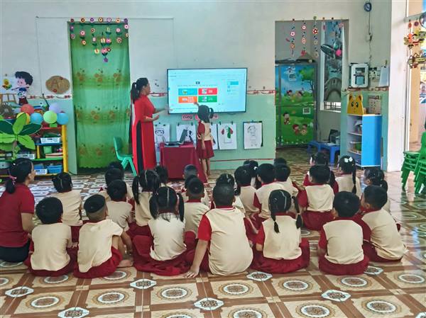 Trường MN Đoàn Lập - Ứng dụng trí tuệ nhân tạo, tạo điểm nhấn trong Hội thi Giáo viên dạy giỏi cấp trường năm học 2025–2026