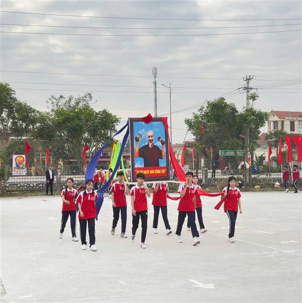 Xã Tân Minh tổ chức lễ khai mạc Đại hội Thể dục thể thao lần thứ nhất năm 2025