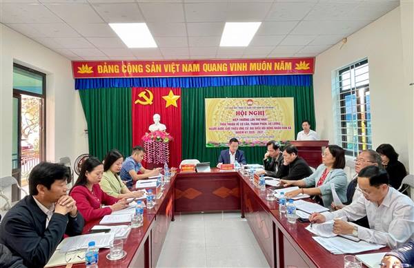 Ủy ban MTTQ Việt Nam xã Tân Minh đã tổ chức Hội nghị hiệp thương lần thứ nhất