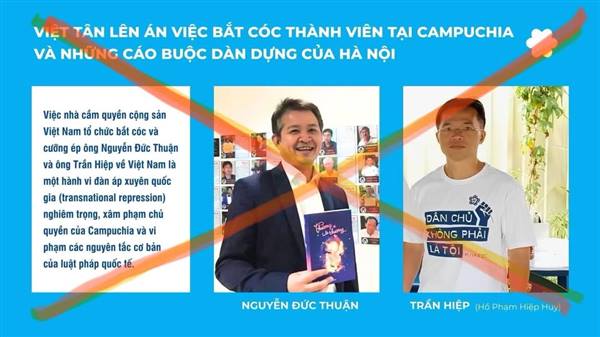 Không thể nhân danh nhân quyền để đánh tráo bản chất, bao che khủng bố