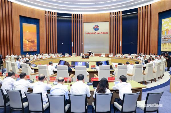 Xã Tân Minh tham dự Hội nghị Thành ủy Hải Phòng lần thứ 5