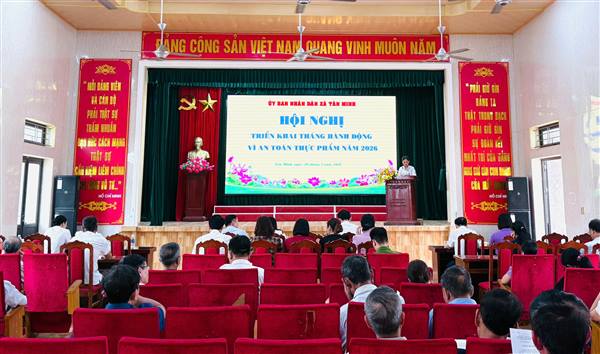 Đẩy mạnh các giải pháp bảo đảm an toàn thực phẩm vì sức khỏe cộng đồng tại Tân Minh
