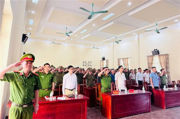 Xã Tân Minh: 108 thí sinh tham gia Hội thi lực lượng tham gia bảo vệ an ninh, trật tự ở cơ sở giỏi lần thứ I năm 2026