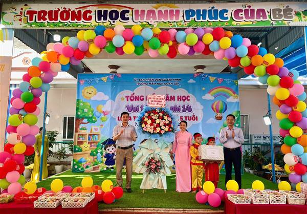Trường Mầm non Đoàn Lập tổ chức ngày hội tổng kết năm học 2025 – 2026, lễ ra trường cho trẻ 5 tuổi và vui Tết Thiếu nhi 1/6