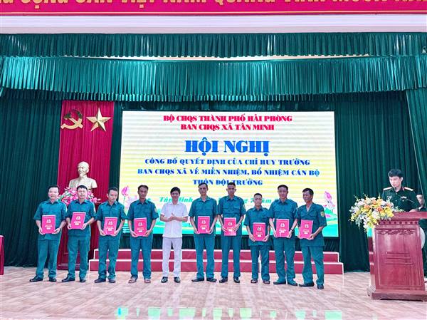 Xã Tân Minh tổng kết thi hành Luật Quốc phòng, Luật Dân quân tự vệ và Luật Giáo dục quốc phòng và an ninh