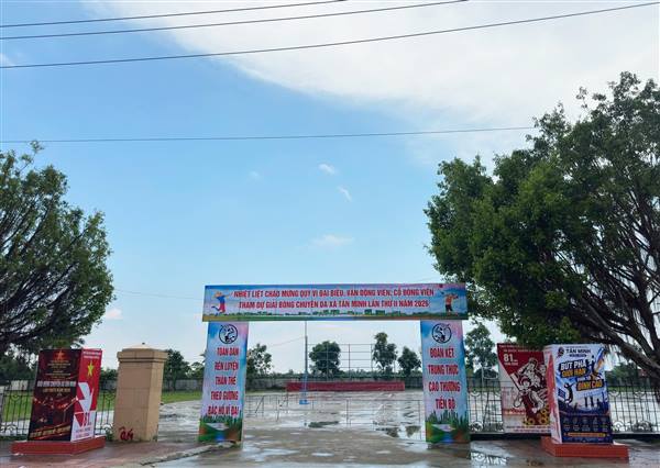 Giải Bóng chuyền da xã Tân Minh lần thứ II năm 2026 – Sôi động những ngày hội thể thao
