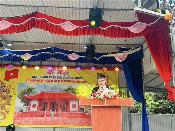 Lễ hội truyền thống đình Trần Nội