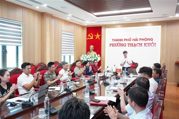 UBND phường họp chuẩn bị cho thành lập Hội Doanh nghiệp phường