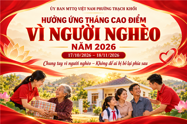 KẾ HOẠCH  triển khai Tháng cao điểm "Vì người nghèo" năm 2026 