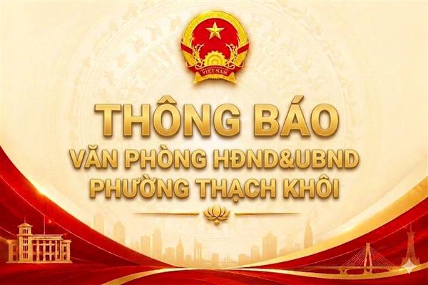 Thông báo Ý kiến chỉ đạo của Chủ tịch UBND phường 
tại buổi tiếp công dân ngày 15/10/2026