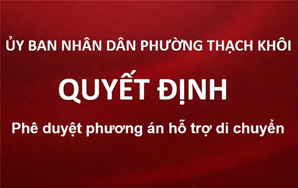 Quyết định phê duyệt phương án hỗ trợ di chuyển mộ vô chủ GPMB thực hiện Dự án: đường tránh Quốc lộ 37, đoạn qua thị trấn Gia Lộc (đoạn nối cầu Thống Nhất/Quốc lộ 37 với đường Vành đai I) thành phố Hải Dương (đợt 15)
