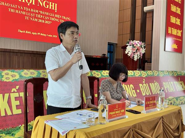 Khảo sát và toạ đàm "Đánh giá thực trạng thi hành luật Tiếp cận thông tin"