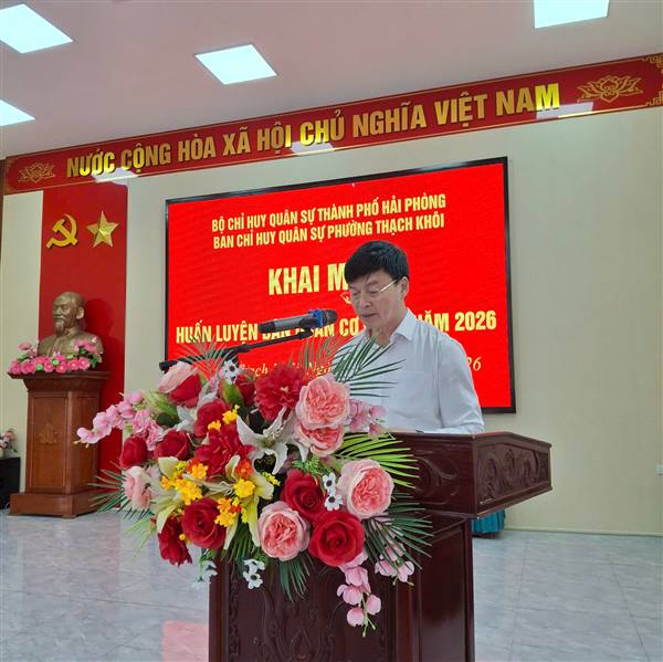 Khai mạc huấn luyện dân quân cơ động năm 2026