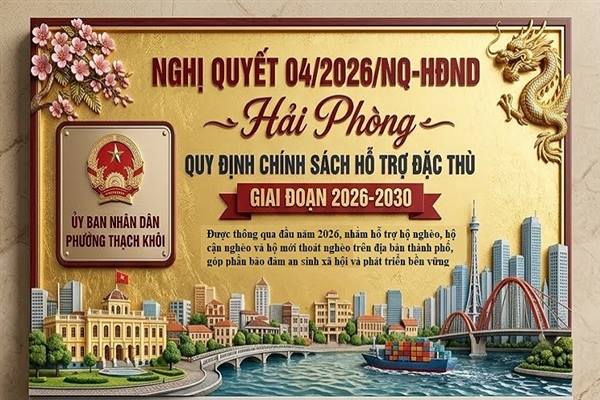 NGHỊ QUYẾT  quy định chính sách hỗ trợ một số thành viên thuộc hộ nghèo, hộ cận nghèo, hộ thoát nghèo, hộ thoát cận nghèo trên địa bàn thành phố Hải Phòng giai đoạn 2026 - 2030 