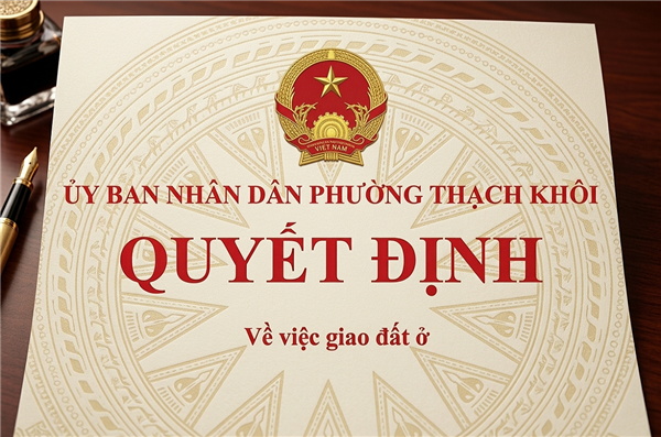 QUYẾT ĐỊNH về việc giao đất ở