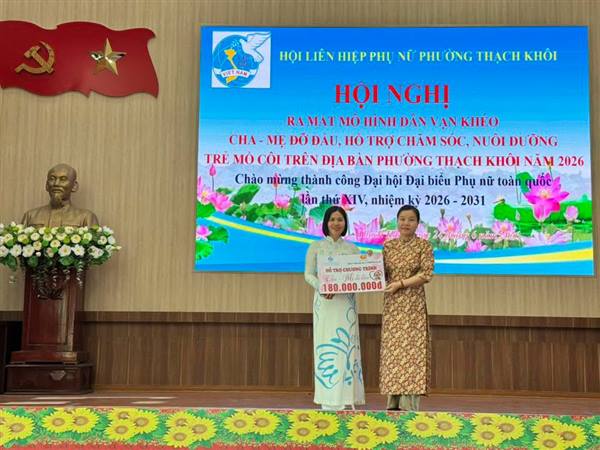 Ra mắt mô hình Dân vận khéo "Cha - mẹ đỡ đầu" và tuyên truyền kỹ năng làm cha mẹ trong kỷ nguyên số, luật trẻ em, quyền tham gia của trẻ em năm 2026