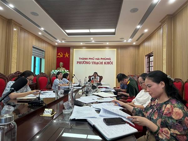 UBND phường tổ chức phiên họp tháng 6/2026 (lần 1)
