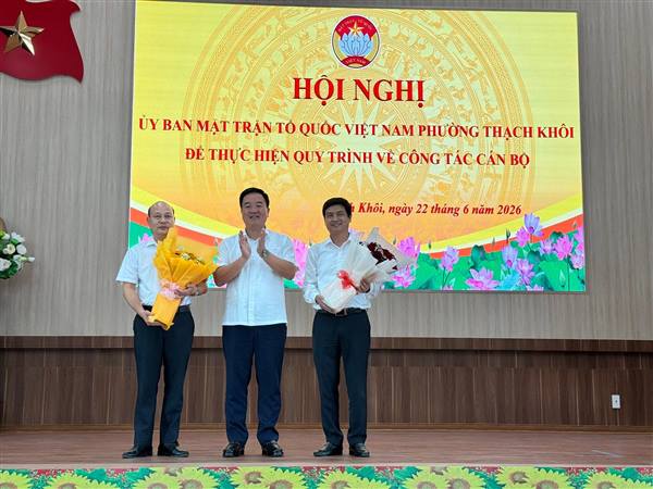 Ban Thường trực Uỷ ban MTTQ phường thực hiện qui trình công tác cán bộ