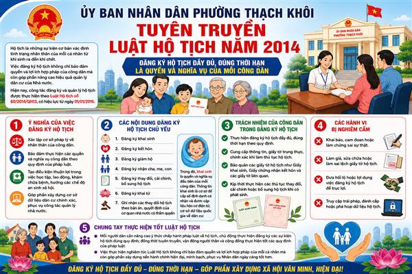 Bài Tuyên truyền về Luật Hộ tịch 2014