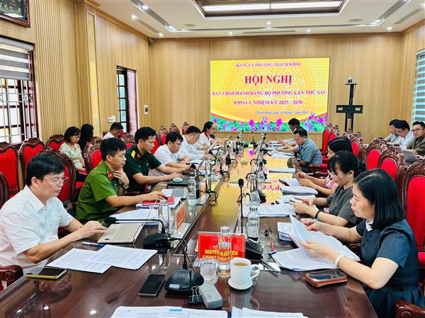 Hội nghị lần thứ Sáu Ban Chấp hành Đảng bộ phường