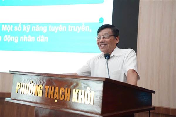 Phường Thạch Khôi phổ biến kiến thức pháp luật và kỹ năng tuyên truyền, vận động quần chúng nhân dân năm 2026