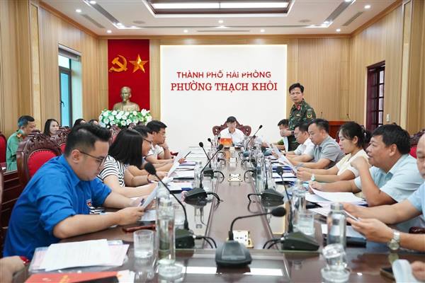 Hiệp đồng, phân công nhiệm vụ cụ thể diễn tập chiến đấu phòng thủ phường Thạch Khôi năm 2026