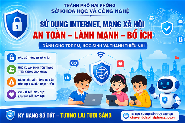 Nâng cao kỹ năng sử dụng Internet, mạng xã hội an toàn cho trẻ em, học sinh trên địa bàn thành phố
