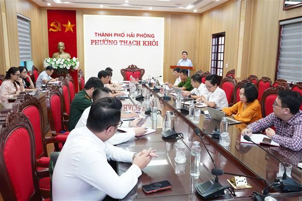 Ban Chấp hành Đảng bộ phường khóa I tổ chức hội nghị lần thứ 7
