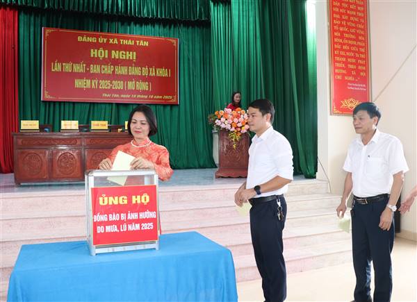 Uỷ ban MTTQ xã Thái Tân đã vận động được trên 50 triệu đồng xây dựng Quỹ “Vì người nghèo” năm 2025