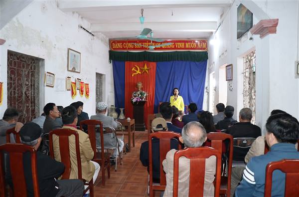 Xã Thái Tân thực hiện nghiêm Chỉ thị 50 của Bộ Chính trị về nâng cao chất lượng sinh hoạt chi bộ