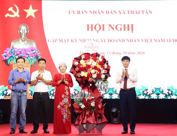 THÁI TÂN GẶP MẶT, CHÚC MỪNG CỘNG ĐỒNG DOANH NGHIỆP NHÂN NGÀY DOANH NHÂN VIỆT NAM 13/10