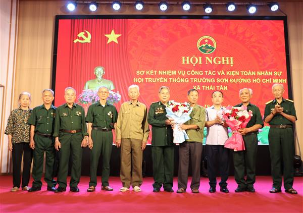Hội Truyền thống Trường Sơn xã Thái Tân kiện toàn nhân sự, triển khai nhiệm vụ giai đoạn mới