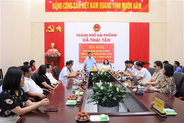 Đảng ủy xã Thái Tân tổ chức Hội nghị học tập, trao đổi kinh nghiệm trong công tác xây dựng Đảng và phát triển kinh tế - xã hội 