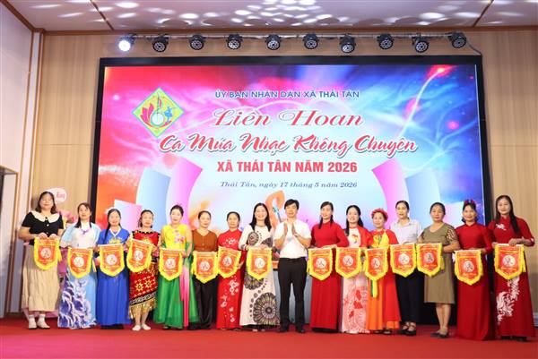 Thái Tân sôi nổi Liên hoan Ca múa nhạc không chuyên năm 2026