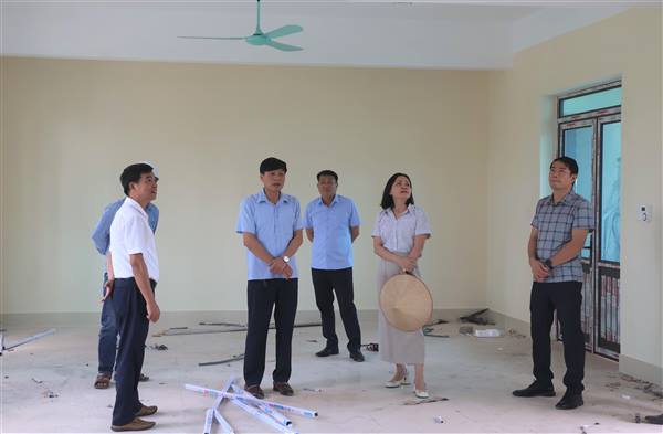 Thái Tân đẩy nhanh tiến độ thi công các công trình trọng điểm trên địa bàn