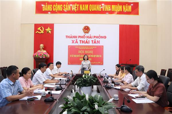 Thường trực HĐND xã Thái Tân họp phiên thường kỳ tháng 5