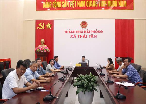Xã Thái Tân tham gia tập huấn công tác khuyến nông, triển khai quy định mới về mã số vùng trồng, mã số cơ sở đóng gói