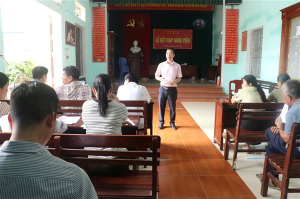 Tập huấn nghiệp vụ tín dụng chính sách năm 2026 tại xã Thái Tân