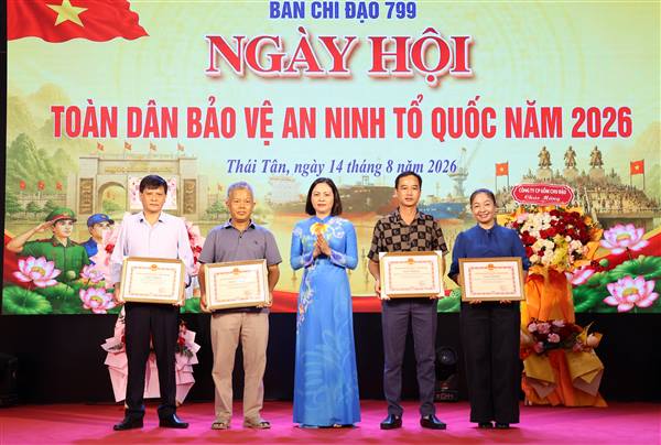 Thái Tân tổ chức Ngày hội Toàn dân bảo vệ an ninh Tổ quốc năm 2026