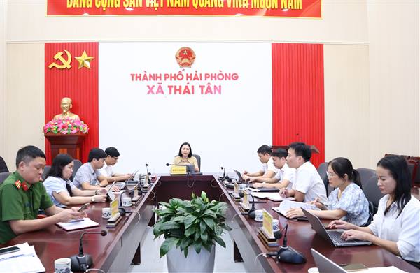 Ban Thường vụ Đảng ủy xã Thái Tân họp phiên thứ 36, triển khai nhiệm vụ trọng tâm tháng 9/2026